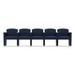 Savoy 5-Seater w/Center Arms in Standard Fabric or Vinyl