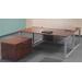 TrendSpaces Large 2-Desk Back-To-Back Workstation Set