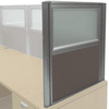 24"H Desk Mount Privacy Panel Series - 24"W x 24"H Panel