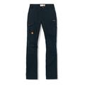 Fjällräven Damen Karla Pro Curved Outdoor hose, Dark Navy, 38 EU