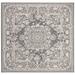 Gray/White 79 x 0.35 in Indoor Area Rug - Calidia Oriental Dark Gray/Cream Rug Laurel Foundry Modern Farmhouse® | 79 W x 0.35 D in | Wayfair