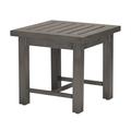 Summer Classics Club Aluminum Outdoor Side Table Metal in Gray | 21 H x 22.5 W x 22.5 D in | Wayfair 333631