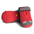 Ruffwear Gelände-Hunde-Schuhe (2er Set), Mittelgroße bis große Hunderassen, Größe: 70 mm, Rot, Grip Trex