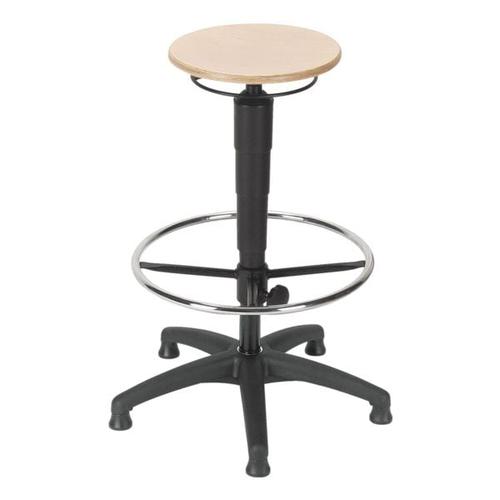 Hocker »A1S« – Fußring schwarz, mey CHAIR SYSTEMS GmbH
