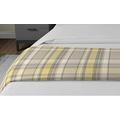 McAlister Textiles Heritage Tartan Bed Runners - For Single Double Kingsize Beds & Hotel Bedding - Mimosa Yellow 50cmx240cm - 20x94 Inches