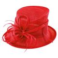 Max and Ellie Occasion Hat in Poppy, Size: Medium