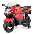 BMW Official Licensed Electric Ride-On Motorbike for Kids with Headlights and Sound Effects, Red