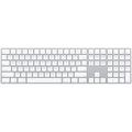 Apple Magic Keyboard mit Ziffernblock: Bluetooth, wiederaufladbar. Kompatibel mit Mac, iPad oder iPhone; Englisch (USA), Silber