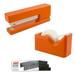 JAM Office & Desk Set 1 Orange Stapler 1 Black Staples & 1 Orange Tape Dispenser 3 per Pack