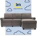 Gray Reclining Sectional - Serta at Home Copenhagen Reclining Sectional Sofa w/ Storage Chaise Polyester | 36 H x 89 W x 62 D in | Wayfair