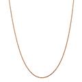 14ct Rose Gold Solid Lobster Claw Closure 1.5mm Sparkle Cut Rope Chain Necklace Jewelry Gifts for Women - 41 Centimeters