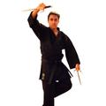 Kamikaze America-Kobudo Karate Gi Jacket Only Black 100% Cotton (6.5/195 cm)