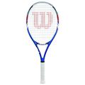 Wilson Damen/Herren-Tennisschläger, Anfänger, US Open Adult, Griffstärke 3, blau/rot/weiß, WRT32560U3