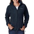 Columbia Women's Benton Springs Classic Fit Full Zip Soft Fleece Jacket Navy, Small