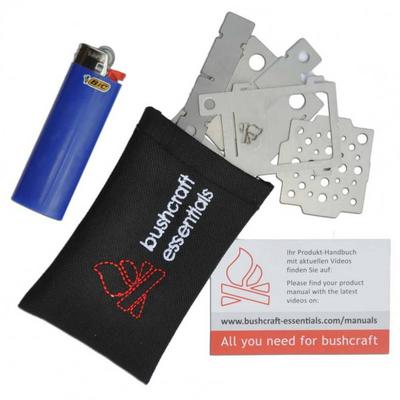 Bushcraft Essentials - EDCBox - Trockenbrennstoffkocher metallic