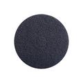 430mm (17") Premium Heavy Duty Floor Cleaning Buffer Pads with Removable Pre-cut Centre Hole. Pack of 5 (Black Super Strip)