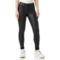 VERO MODA Female 5-Pocket Hose Vmseven NW SS Smooth Coated Pants NOOS, Black Coated, XXS / 34L