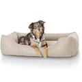 Knuffelwuff 13091 Wasserfestes Pflegeleichtes Hundebett Finlay - Größe XXXL, 155 x 105 cm, beige