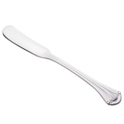 World Tableware 961 053 Resplendence 5 1/4" 18/0 Stainless Steel Heavy Weight Butter Spreader - 36/Case