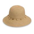 Wallaroo Hat Company Women’s Naomi Sun Hat – UPF 50+, Packable, Modern Style, Designed in Australia, Natural