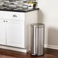 Honey Can Do Stainless Steel 7.9 Gallon Step On Trash Can Stainless Steel in Gray | 24.8 H x 14.96 W x 12.01 D in | Wayfair TRS-09074