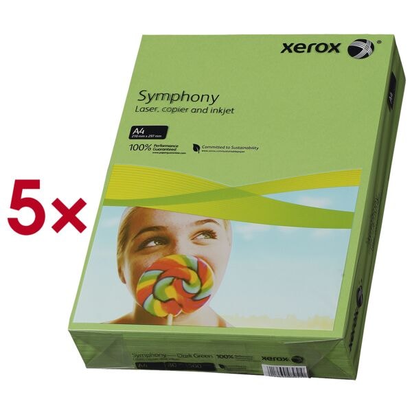 Xerox 5er-Pack farbiges Papier »Symphony« grün Image