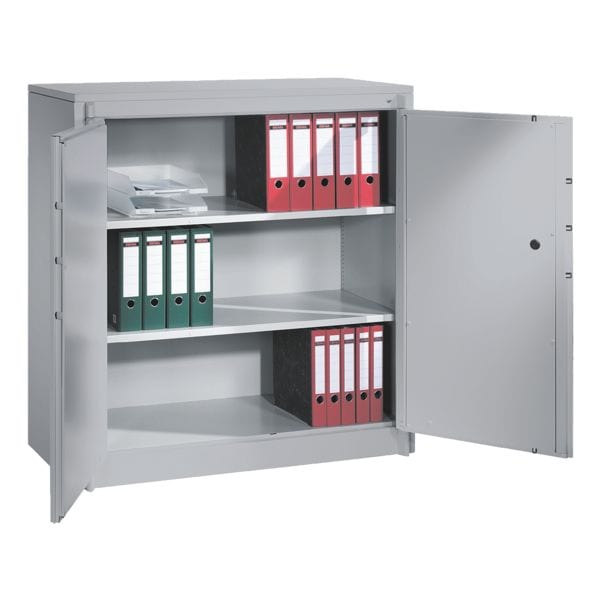 CP Feuergeschützter Stahlschrank 120 x 122,6 cm grau, 120x122.6x50 cm Image