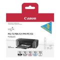 Tintenpatronen-Set »PGI-72 PBK/GY/PM/PC/CO« schwarz, Canon