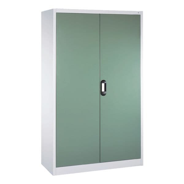 CP Stahlschrank mit Flügeltüren 120 x 195 cm grün, 120x195x50 cm Image