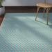 Blue/Green 120 x 180 in Area Rug - Bay Isle Home™ Mammari Wool Teal Area Rug Polypropylene | 120 W x 180 D in | Wayfair BAYI8344 40773038