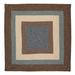 Blue/Brown 96 W in Area Rug - Bay Isle Home™ Marathovounos Bordered Braided Brown/Blue/Beige Area Rug Polypropylene | Wayfair BAYI8339 40772995