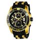 Invicta Men's Analog Quartz Watch with Silicone Polyurethane Stainless Steel Strap 22430