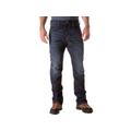 5.11 Men's Defender-Flex Straight Leg Tactical Jeans Cotton/Polyester Denim Blend, Dark Wash Indigo SKU - 740204