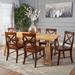 Darby Home Co Williamsville 7 - Piece Solid Wood Dining Set Wood in Brown | 29.5 H in | Wayfair DBHM2759 41061802