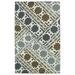 Blue/Brown 42 x 0.13 in Indoor Area Rug - Ebern Designs Dolton Geometric Wool Area Rug Wool | 42 W x 0.13 D in | Wayfair EBND7634 41112324