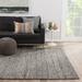 White 24 x 0.62 in Indoor Area Rug - Gracie Oaks Erath Handloomed Wool Gray Area Rug | 24 W x 0.62 D in | Wayfair GRKS4574 41077318