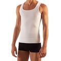 Farmacell 418 (White, S) Men's Tummy Control Total Body Shaping Vest - Tank Top Slimming Vest – Compression Men’s Undershirts – Men’s Body Shaper Slimming Vest