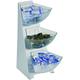 APS Multi-Rack, Küchenregal, Gestell, Portionsschütte, Portionsspender, Dispenser, 18/0 Edelstahl, Volumen pro Schütte 1 Liter Inhalt, 3-stufig