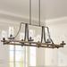 Angelo 46" Wide Weathered Oak Kitchen Island Light Chandelier