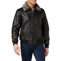 Schott NYC Men's Lc930D Pilot Leather Jacket, Brown, Medium