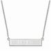 Women's Dallas Stars Sterling Silver Small Bar Necklace