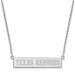 Women's Texas Rangers Sterling Silver Small Bar Necklace