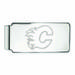 Silver Calgary Flames Money Clip