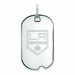 Women's Los Angeles Kings Sterling Silver Small Dog Tag