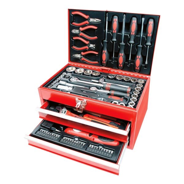 Mannesmann 155-tlg. Werkzeugbox, 22x36x22 cm Image