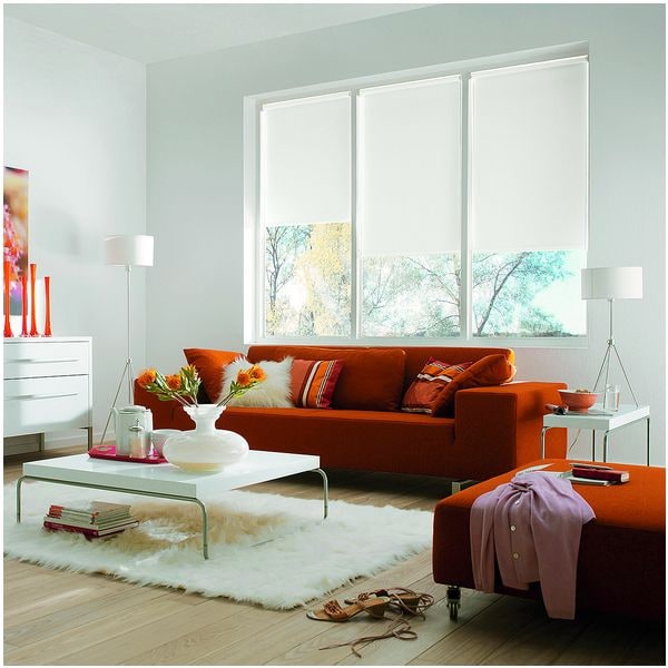 Büscher Sunlines Seitenzug-Rollo mit Lichtschutz weiß, 122x180 cm