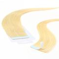 hair2heart Premium 30 x 2.5 g REMY Tape In Echthaar Extensions, 40cm - glatt - #22 goldblond