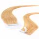 hair2heart Premium 30 x 2.5 g REMY Tape In Echthaar Extensions, 50cm - glatt - #27 dunkelgoldblond