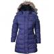 BRAVE SOUL Womens Long Fur Trimmed Hooded Padded Puffer Parka Winter Jacket Coat UK 18/ US 16/ AUS 20/ EU 46 / XXL Blue