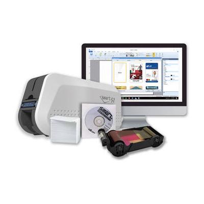 IDP SMART-51S Single-Sided ID Card Printer with Et...